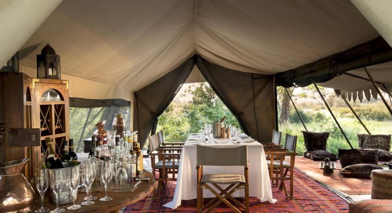 Selinda Explorers Camp Dining