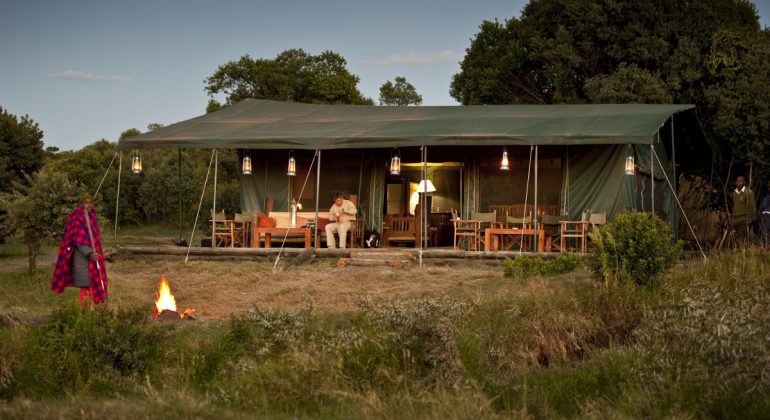 Porini Rhino Camp Tent View