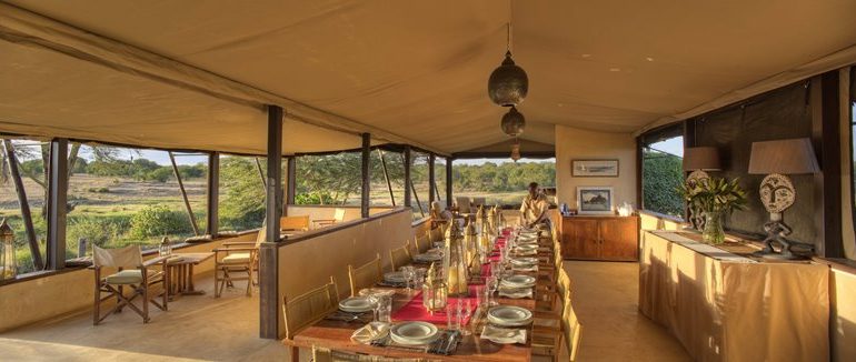 Ol Pejeta Bush Camp Dining