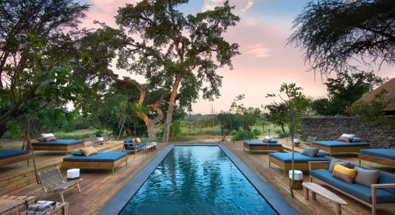 Lion Sands River Lodge Pool Area