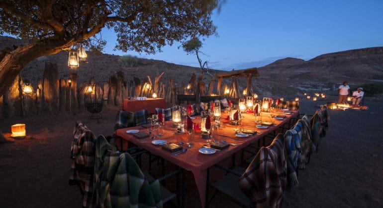 Damaraland Camp Outdoor Dining