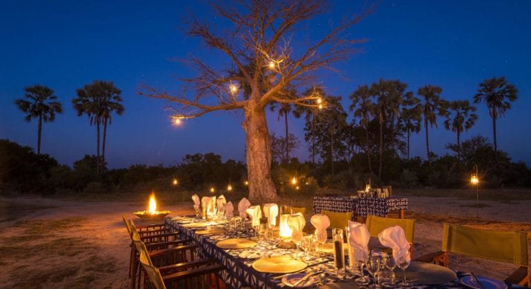 Kwetsani Camp Outdoor Dining