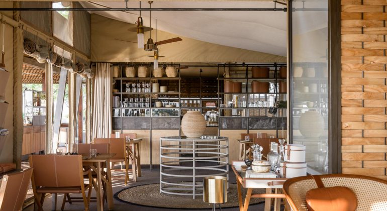 Singita Sabora Tented Camp Dining