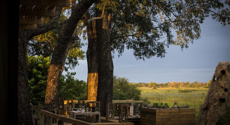 Vumbura Plains North Outdoor Dining