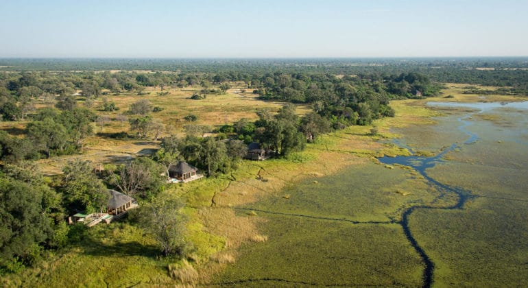 Vumbura Plains South Aerial View