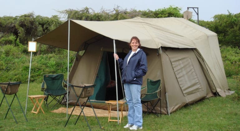 Auth Tent Exterior With Guest