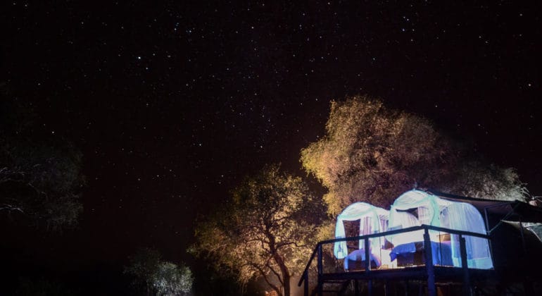 Jozibanini Camp Tent At Night