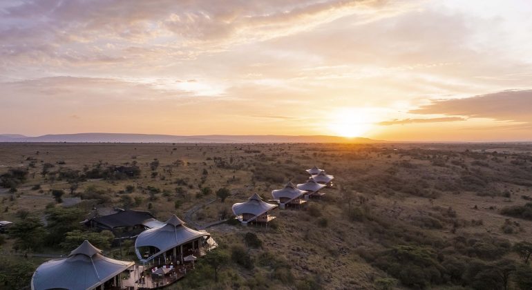 Mahali Mzuri Aerial View