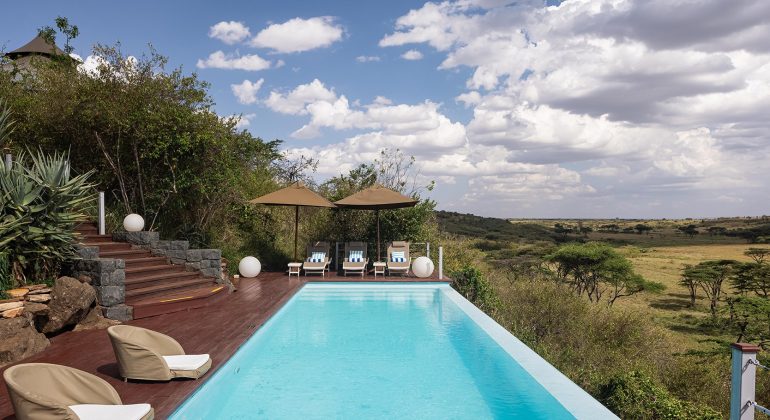 Mahali Mzuri Poolside