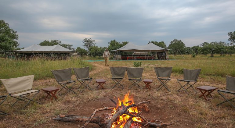 Serengeti North Wilderness Camp Campfire