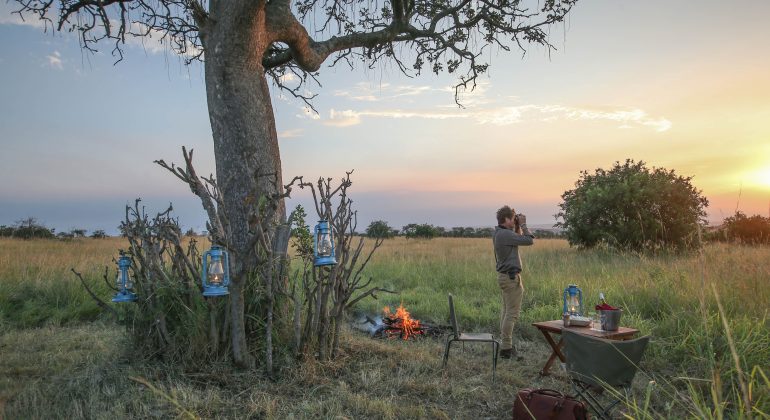 Serengeti North Wilderness Camp Sundowner