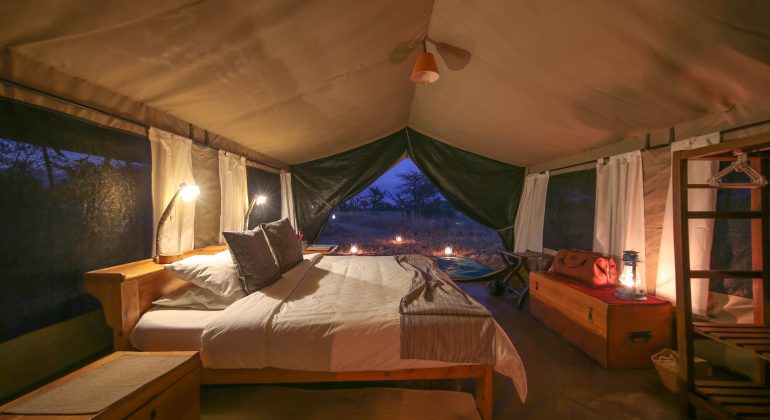 Serengeti North Wilderness Camp Tent Interior