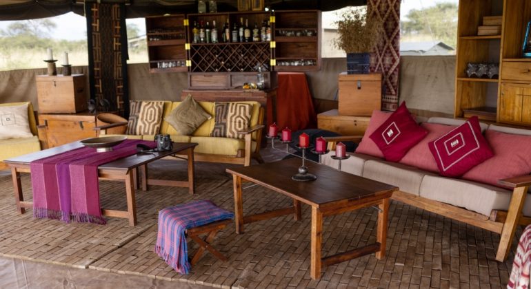 Serengeti Wilderness Camp Lounge Tent