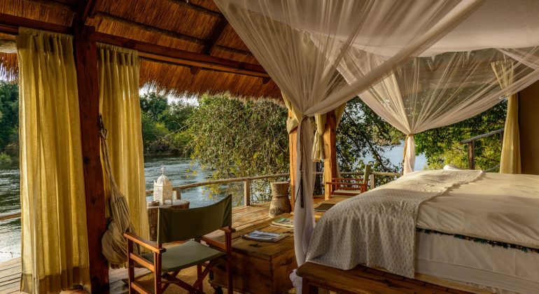 Sindabezi Island, Part Of Tongabezi Lodge. Victoria Falls. Livingstone. Zambia