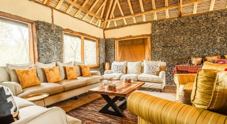 Tangulia Mara Camp Sitting Area