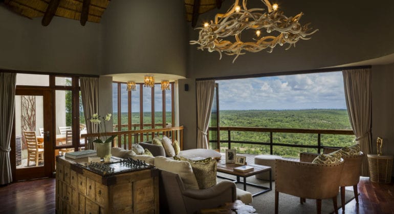 Ulusaba Cliff Lodge Lounge