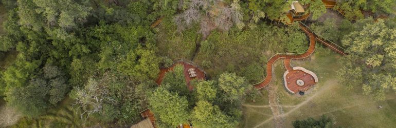 Camp Moremi Aerial View