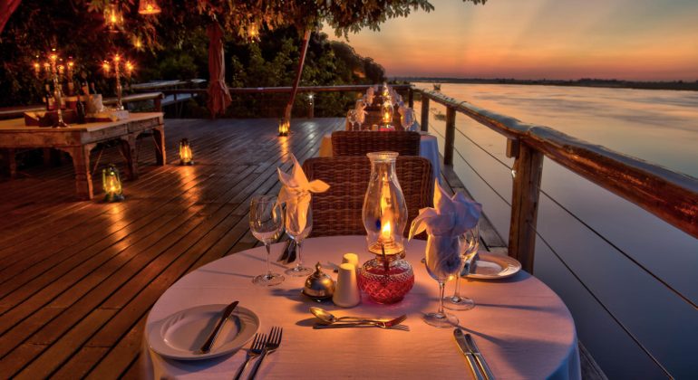 Chobe Game Lodge Dining Deck