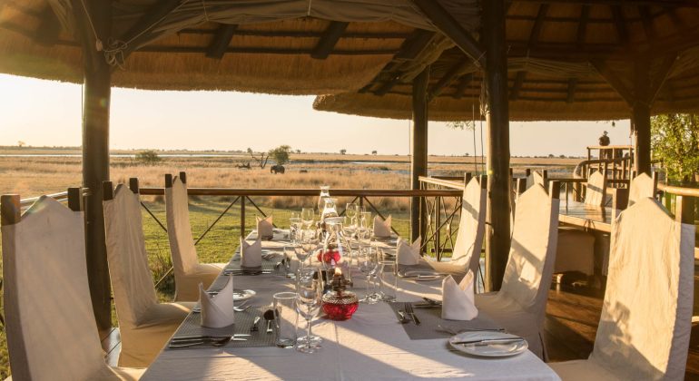 Chobe Savanna Lodge Dine Layout