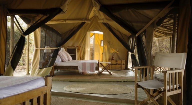 Kigelia Ruaha Tent Interior