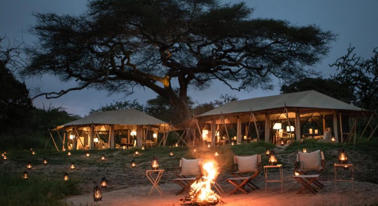 Mila Tented Camp Boma Area