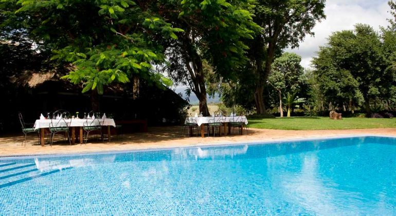 Ngorongoro Farm House Pool Area