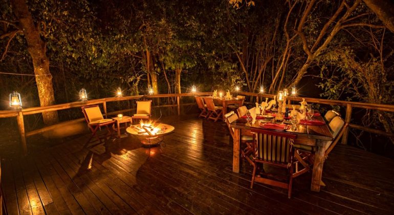 Offbeat Mara Camp Deck Dining