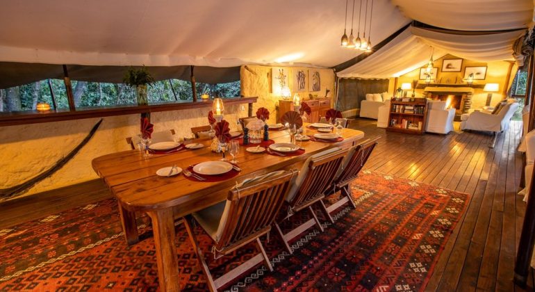 Offbeat Mara Camp Dining