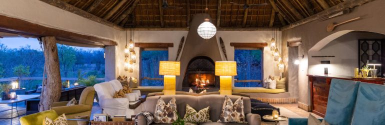 Simbambili Game Lodge Main Lounge