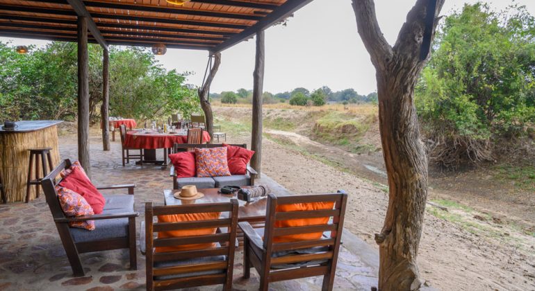 Chikoko Tree Camp Seating Area