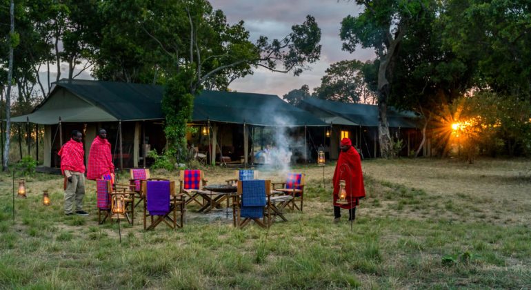 Lemala Mara Tented Camp Main Area