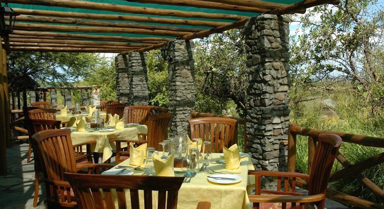 Mbuzi Mawe Serena Camp Outdoor Dining