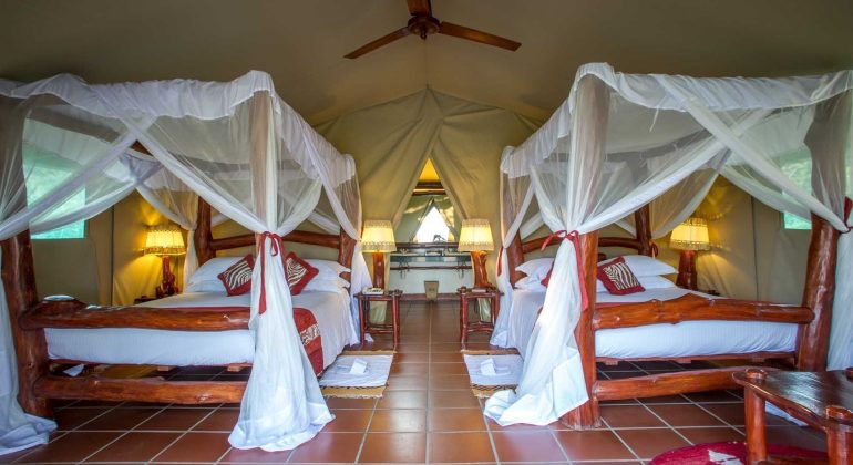 Mbuzi Mawe Serena Camp Tent Interior