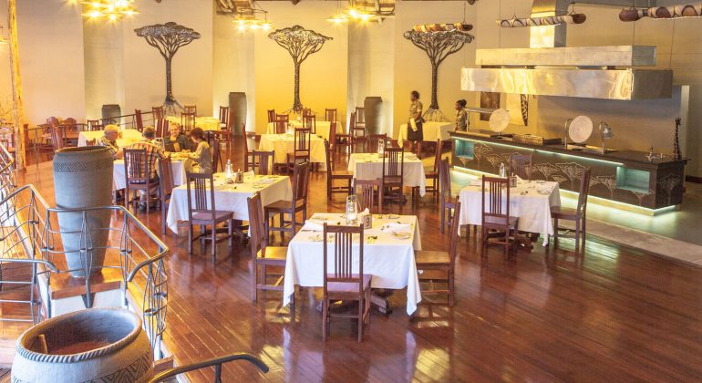 Chobe Bush Lodge Dining