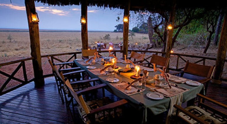 Katavi Wildlife Camp Dining