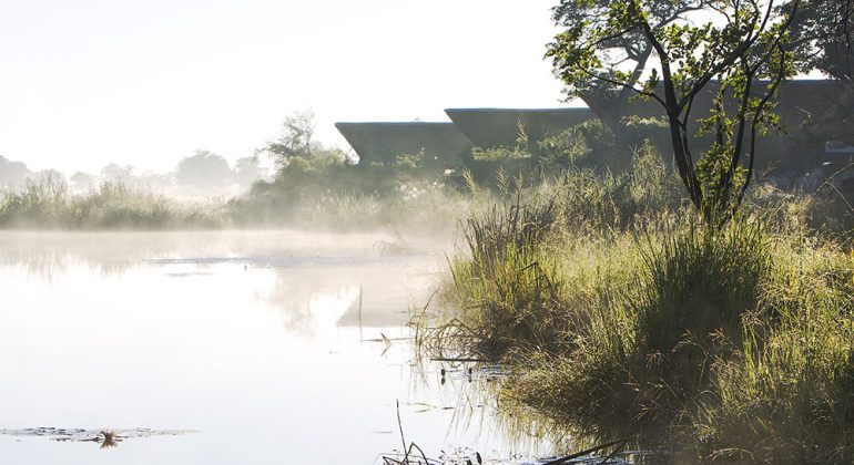 Kwando Lagoon Camp View