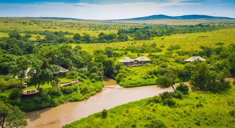 Sala's Camp Aerial View