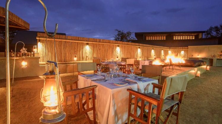 Becks Safari Lodge Outdoor Dining