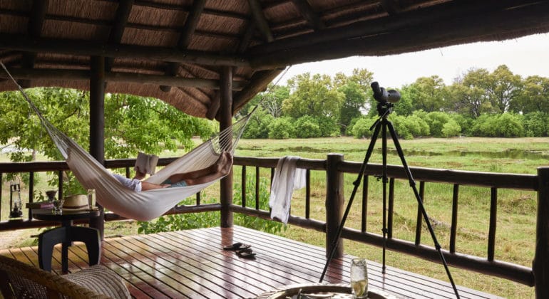 Belmond Khwai River Lodge Hammock