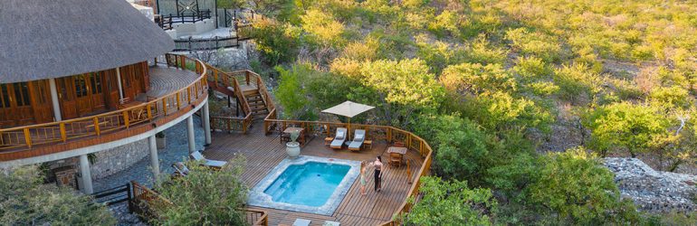 Etosha Mountain Lodge Aerial View