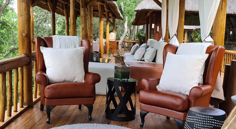 Karongwe River Lodge Deck