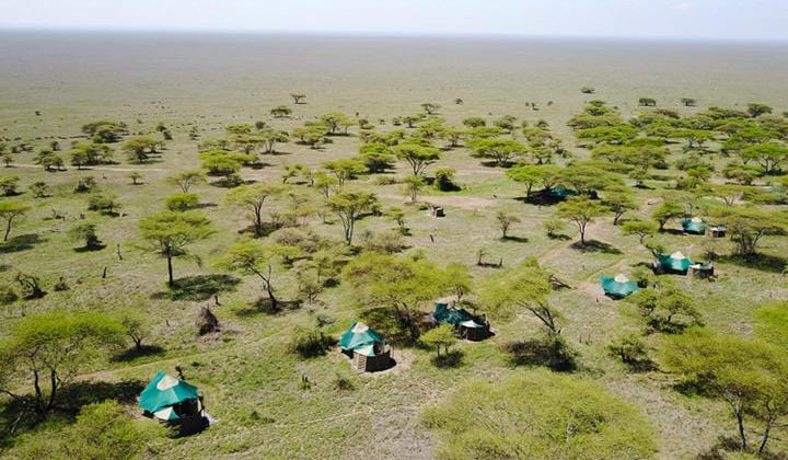 Wayo Nabi Hill Green Camp Aerial View