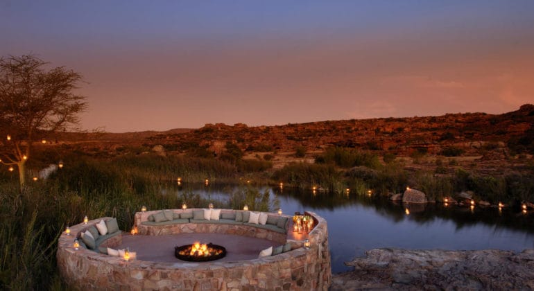 Bushmans Kloof Sitting Area By The Riverside