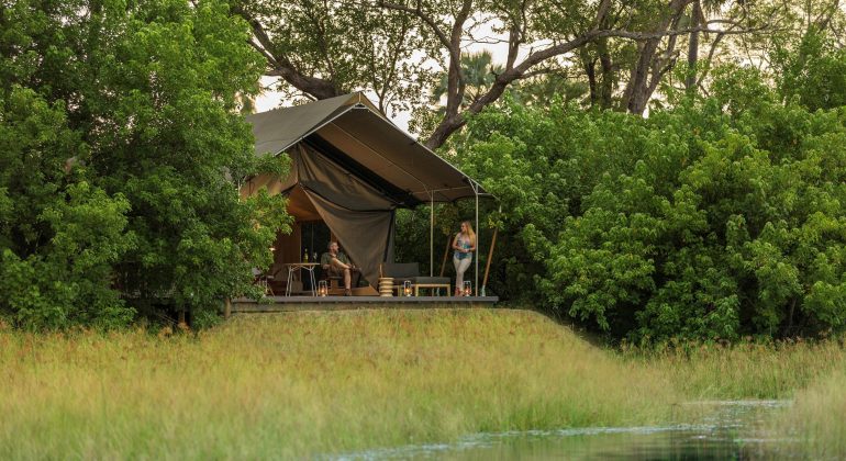 Gomoti Plains Camp Tent View