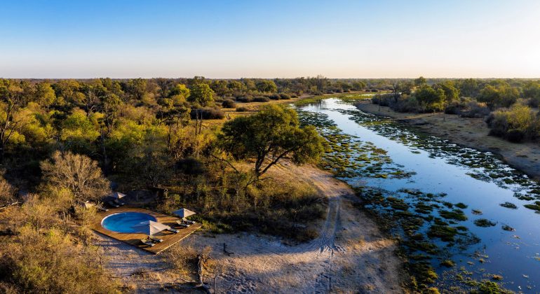 Machaba Camp Aerial View