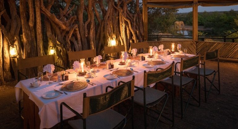 Mashatu Lodge Dining