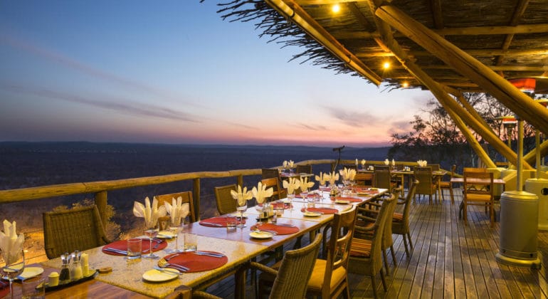 Ongava Lodge Dining Deck