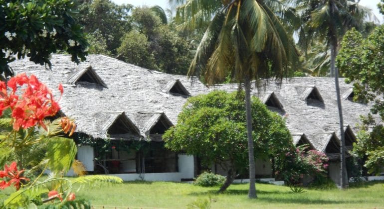 Mafia Island Lodge View From Garden