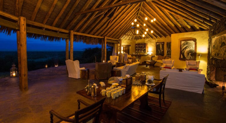 Ol Donyo Lodge Lounge