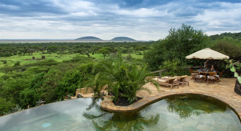 Ol Donyo Lodge Main Pool Area